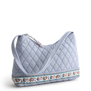 Post Shoulder Bag Chambray in Premium cotton