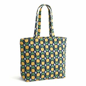 Original Zip Tote Bag Daffodils in Premium cotton