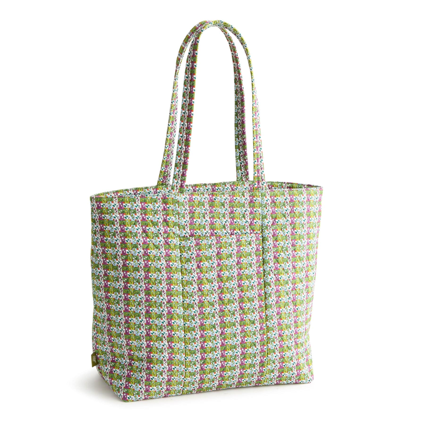Original Zip Tote Bag Ribbon plaid in Premium cotton - Image 2