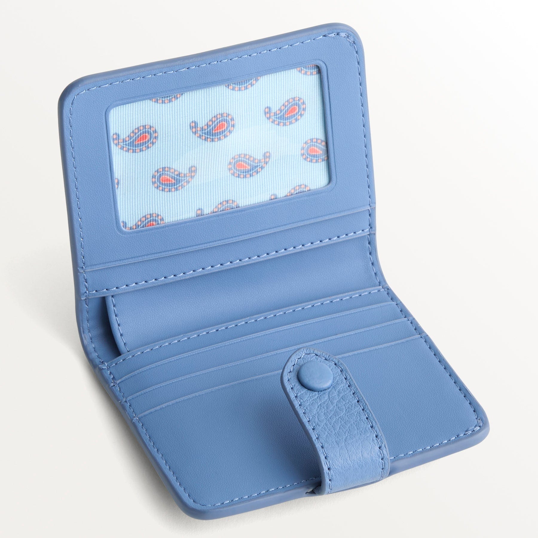 Small Tab Wallet Quiet Harbor in Leather - Image 3