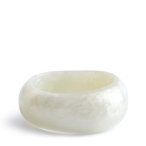 Large Resin Bangle Bracelet Mother of pearl resin