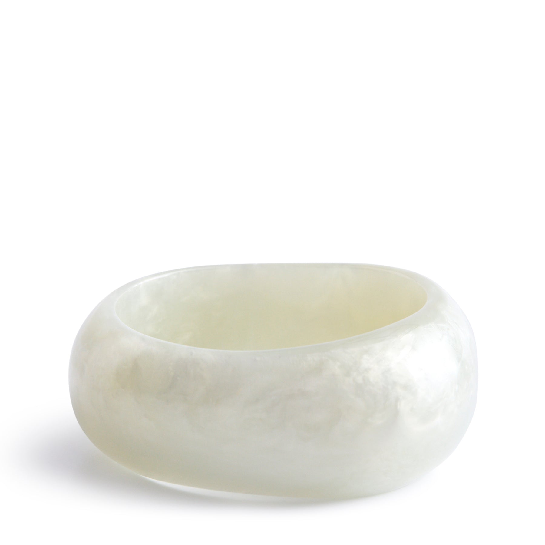 Large Resin Bangle Bracelet Mother of pearl resin