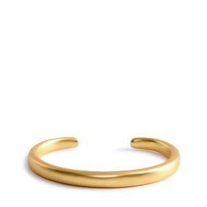 Gold Cuff Bracelet Satin Gold