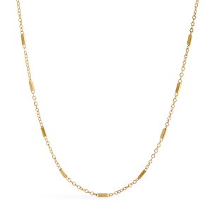 Delicate Chain Choker Satin Gold