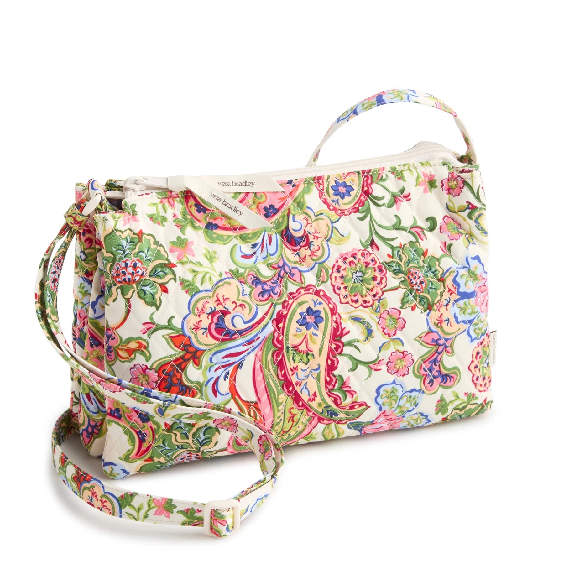 Foxbury Crossbody Vibrant paisley in Premium cotton