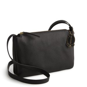 Foxbury Crossbody Moonless Night in Leather
