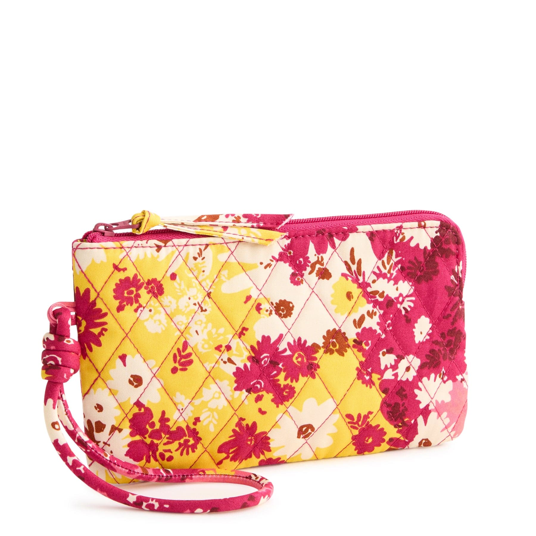Zip Wristlet Starstruck daisies in Premium cotton