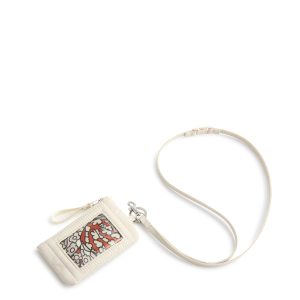 Zip ID Pouch w/Breakaway Lanyard Pumice Stone in Featherweight