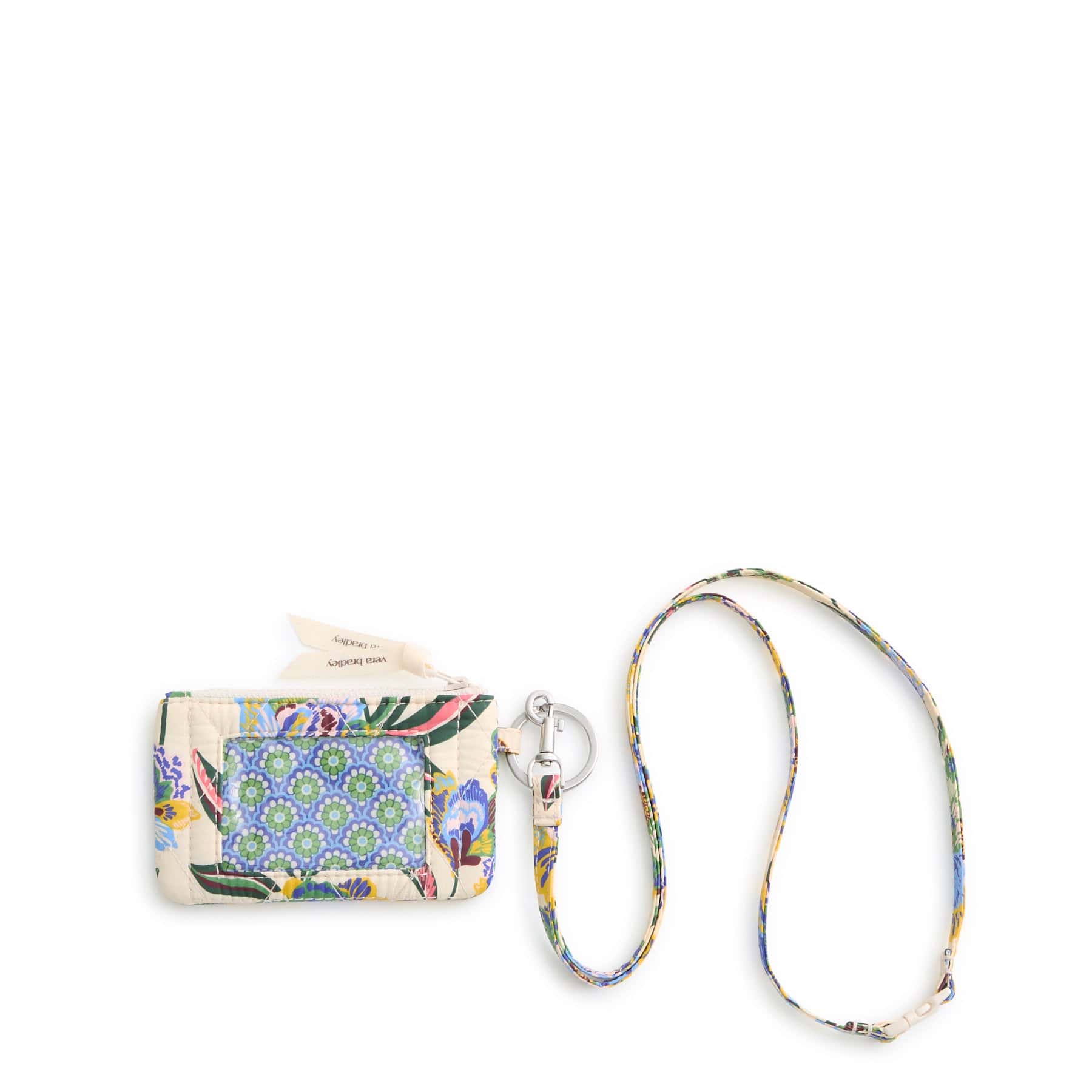 Zip ID Pouch w/Breakaway Lanyard Gardenia garden in Featherweight