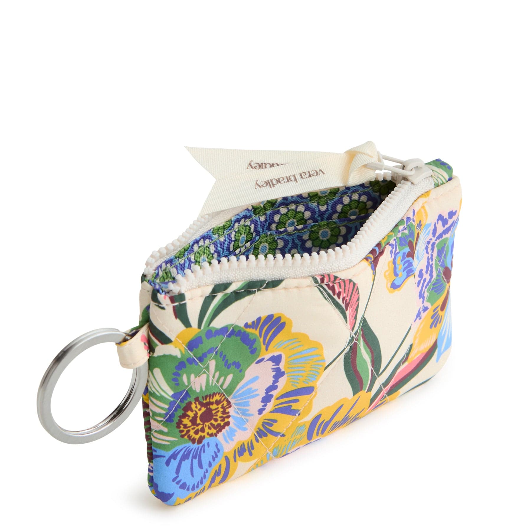 Zip ID Pouch w/Breakaway Lanyard Gardenia garden in Featherweight - Image 2