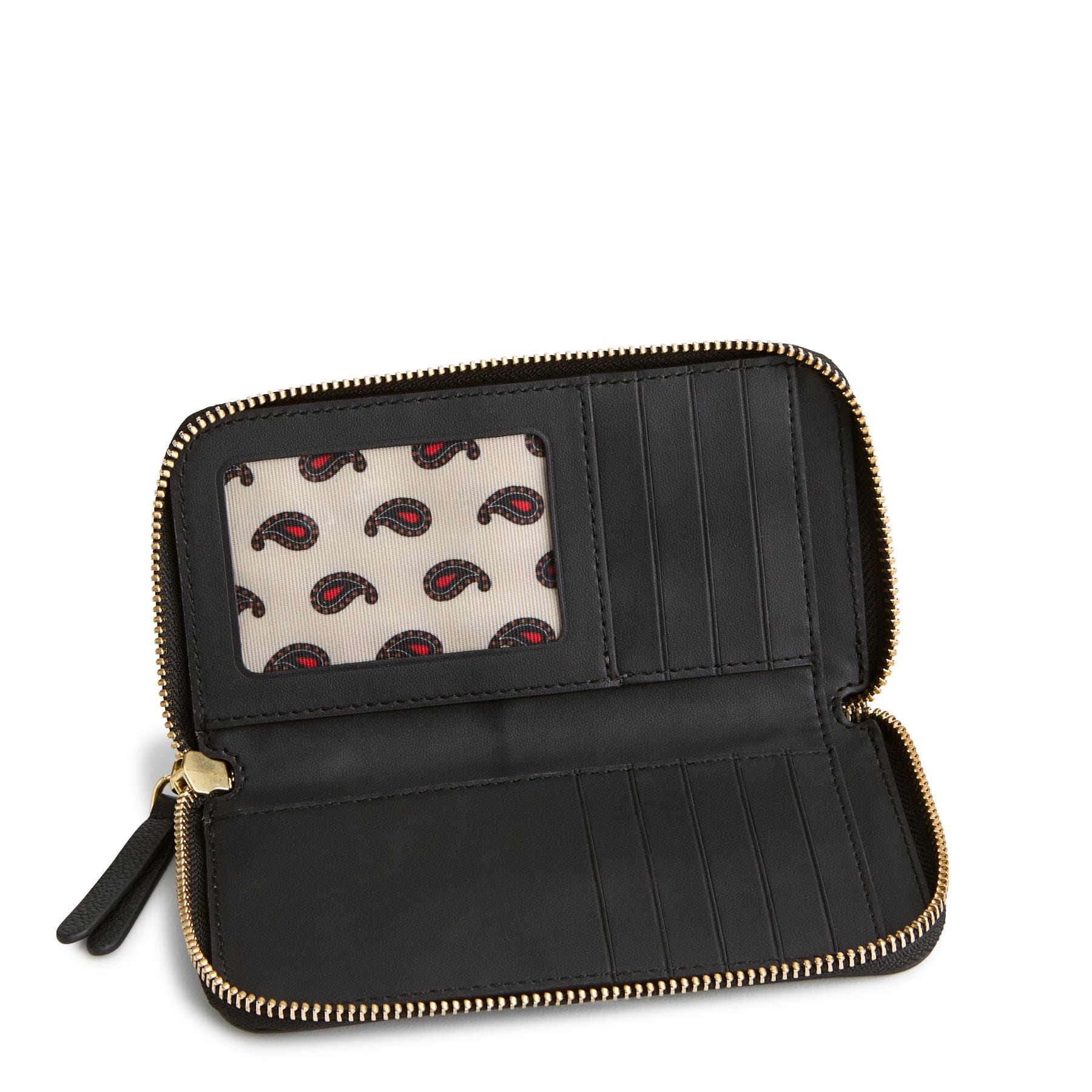 Medium Continental Wallet Moonless Night in Leather - Image 3