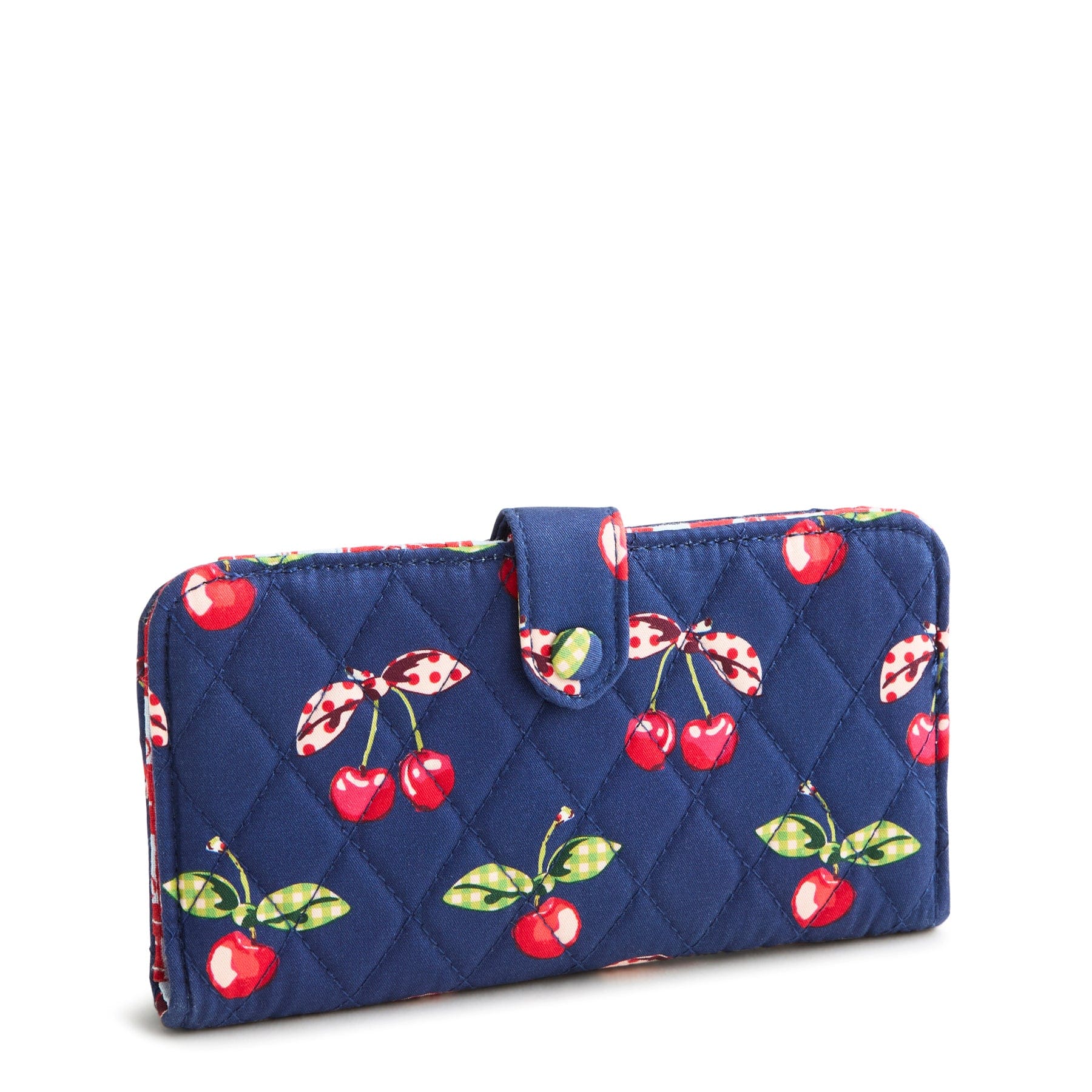 Tab Wallet Cherry picking in Premium cotton