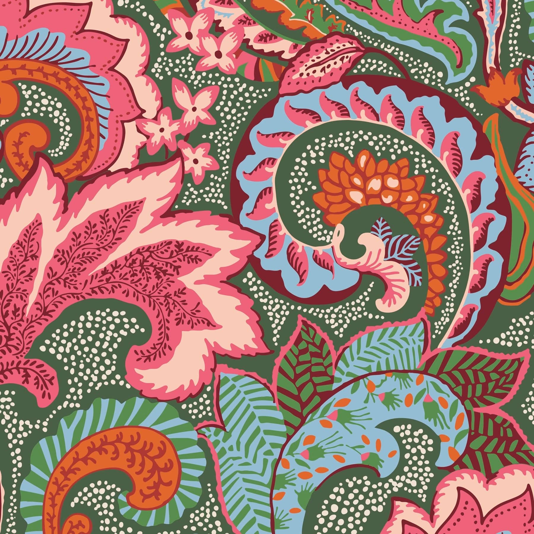 Tab Wallet Leaf me not paisley in Featherweight - Image 4