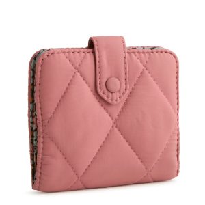 Small Tab Wallet Withered Rose in Featherweight