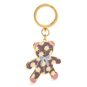 Enamel Bear Bag Charm Rachel ditsy