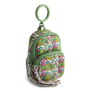 Bancroft Backpack Bag Charm Ribbon plaid in Premium cotton