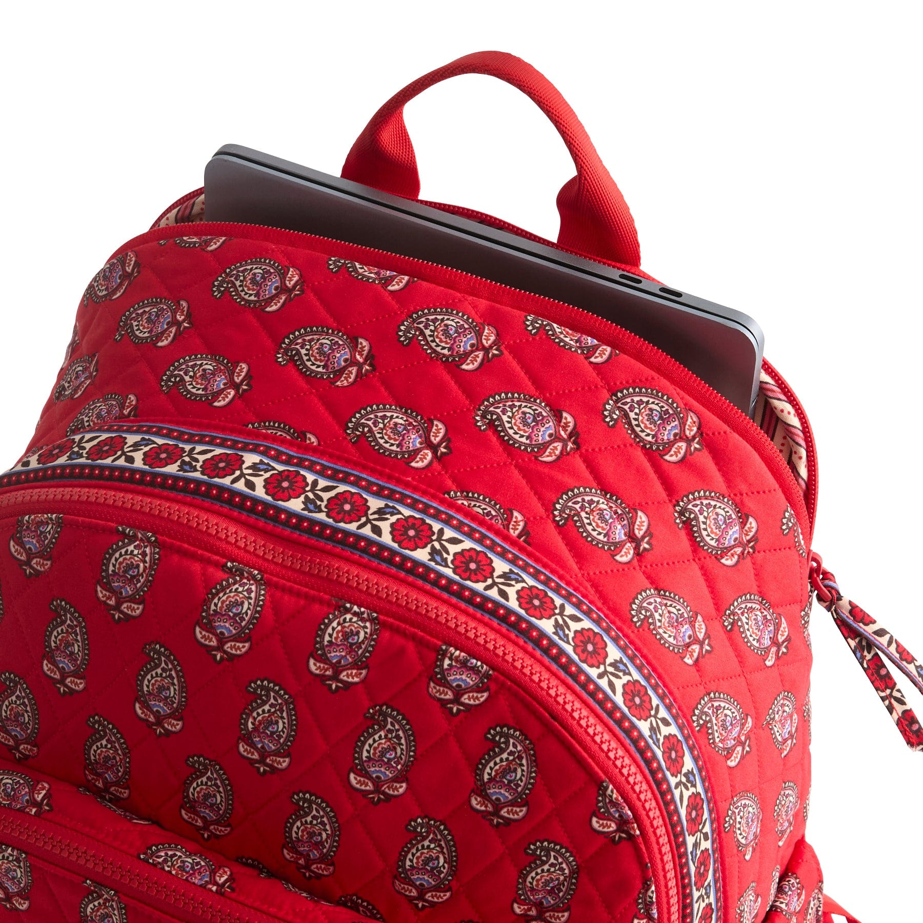 Bancroft Backpack Flowering paisley goji berry in Premium cotton - Image 6