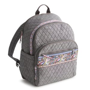 Bancroft Backpack Black chambray in Premium cotton