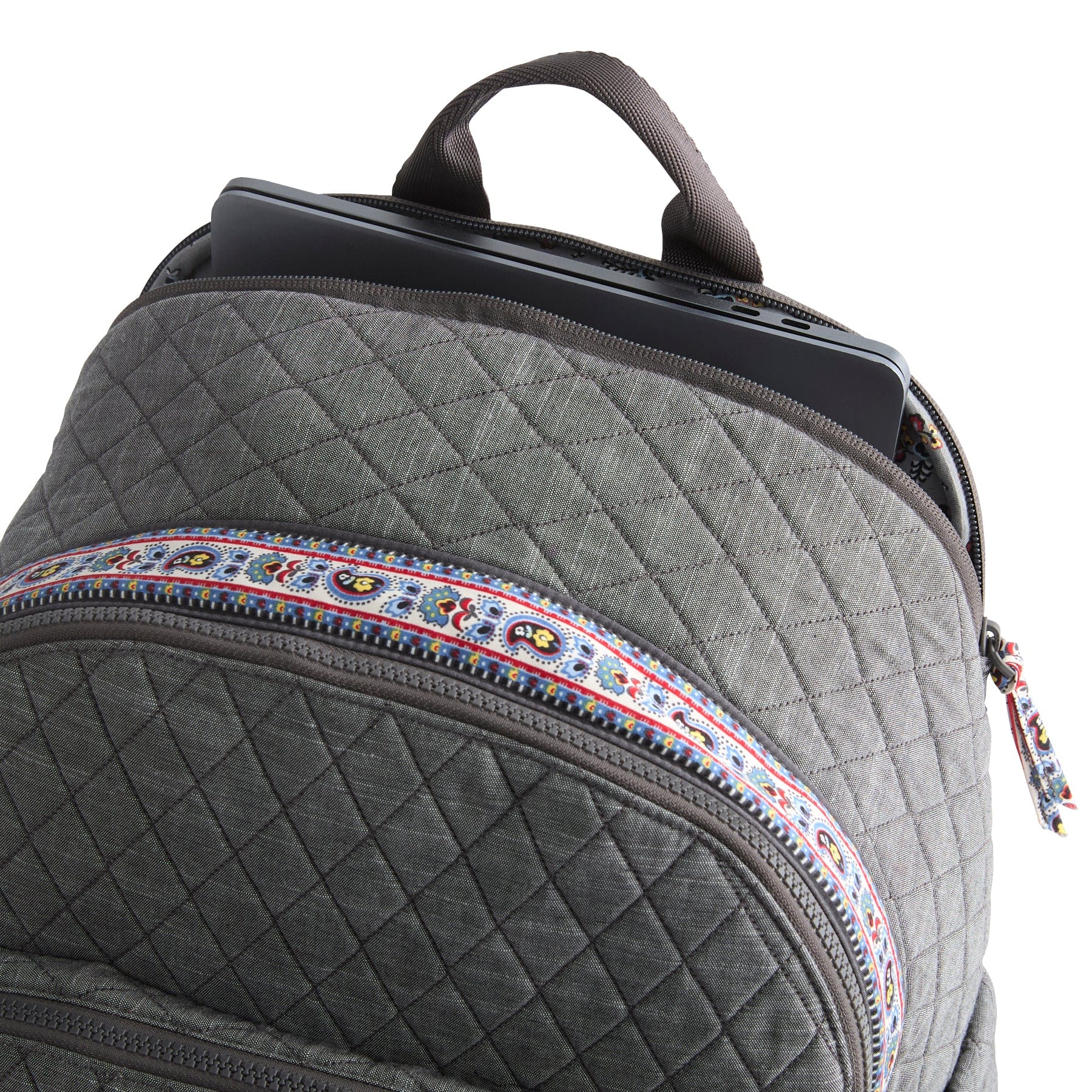 Bancroft Backpack Black chambray in Premium cotton - Image 5