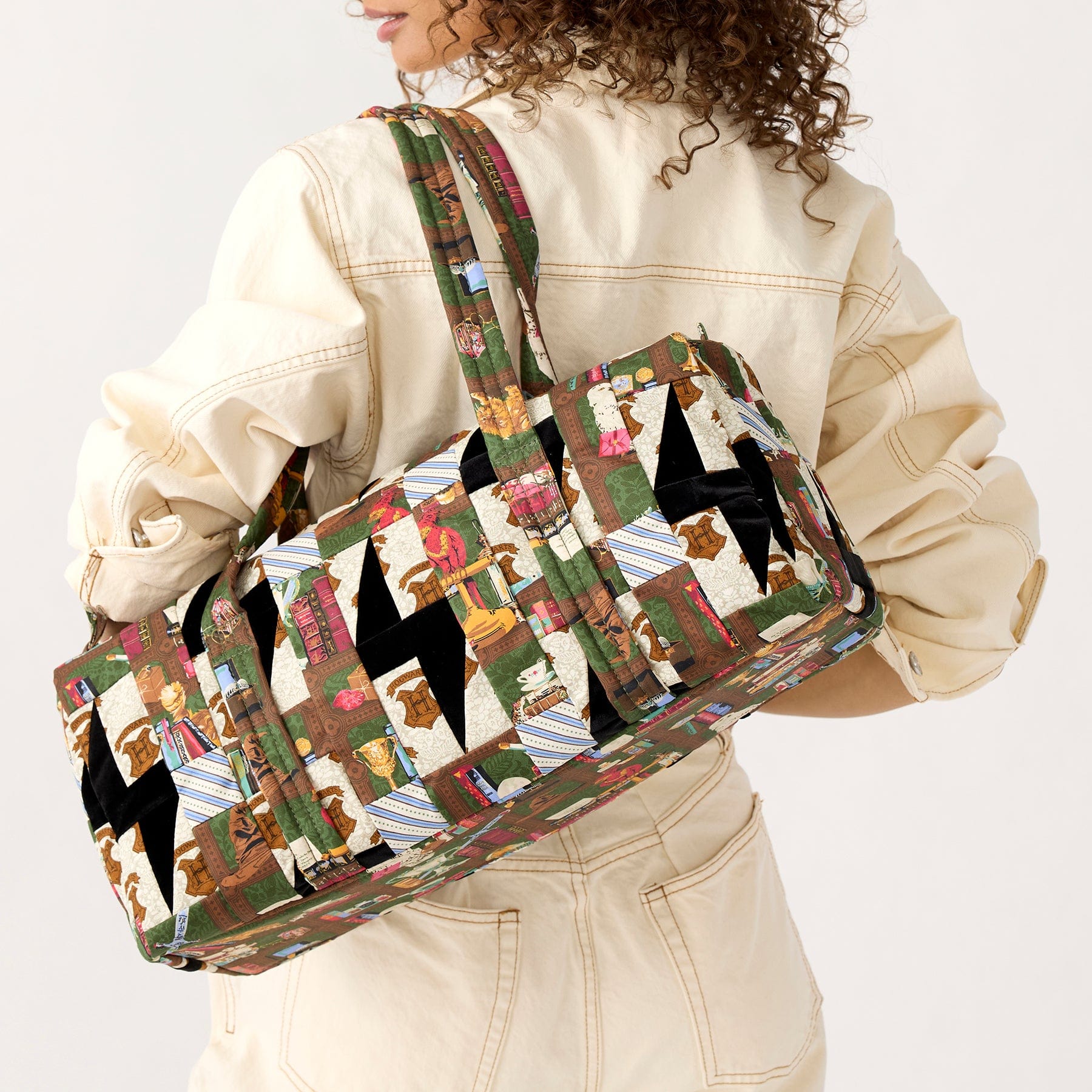 Harry Potter? Small Original Duffel Hogwarts library patchwork in Premium cotton - Image 2