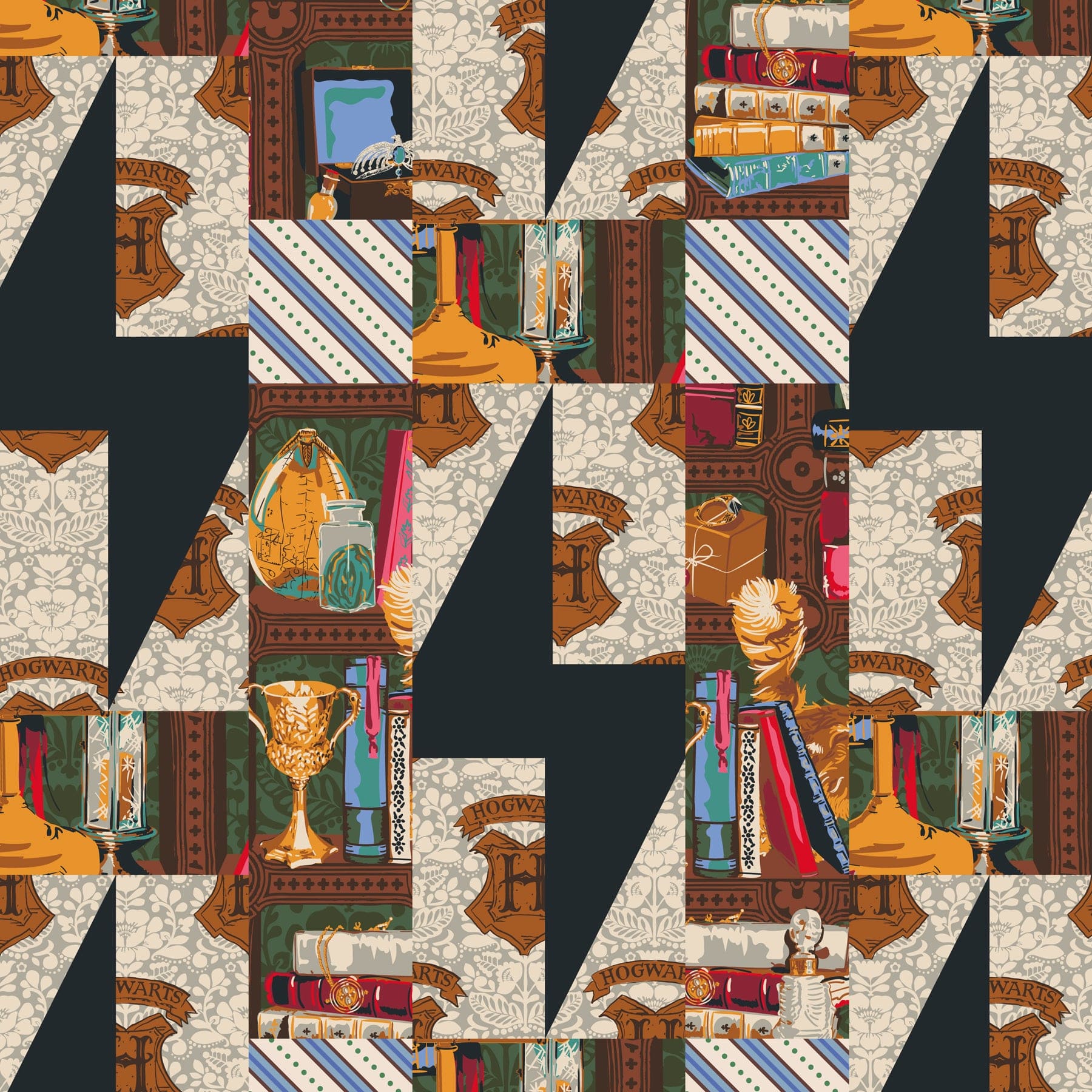 Harry Potter? Small Original Duffel Hogwarts library patchwork in Premium cotton - Image 4