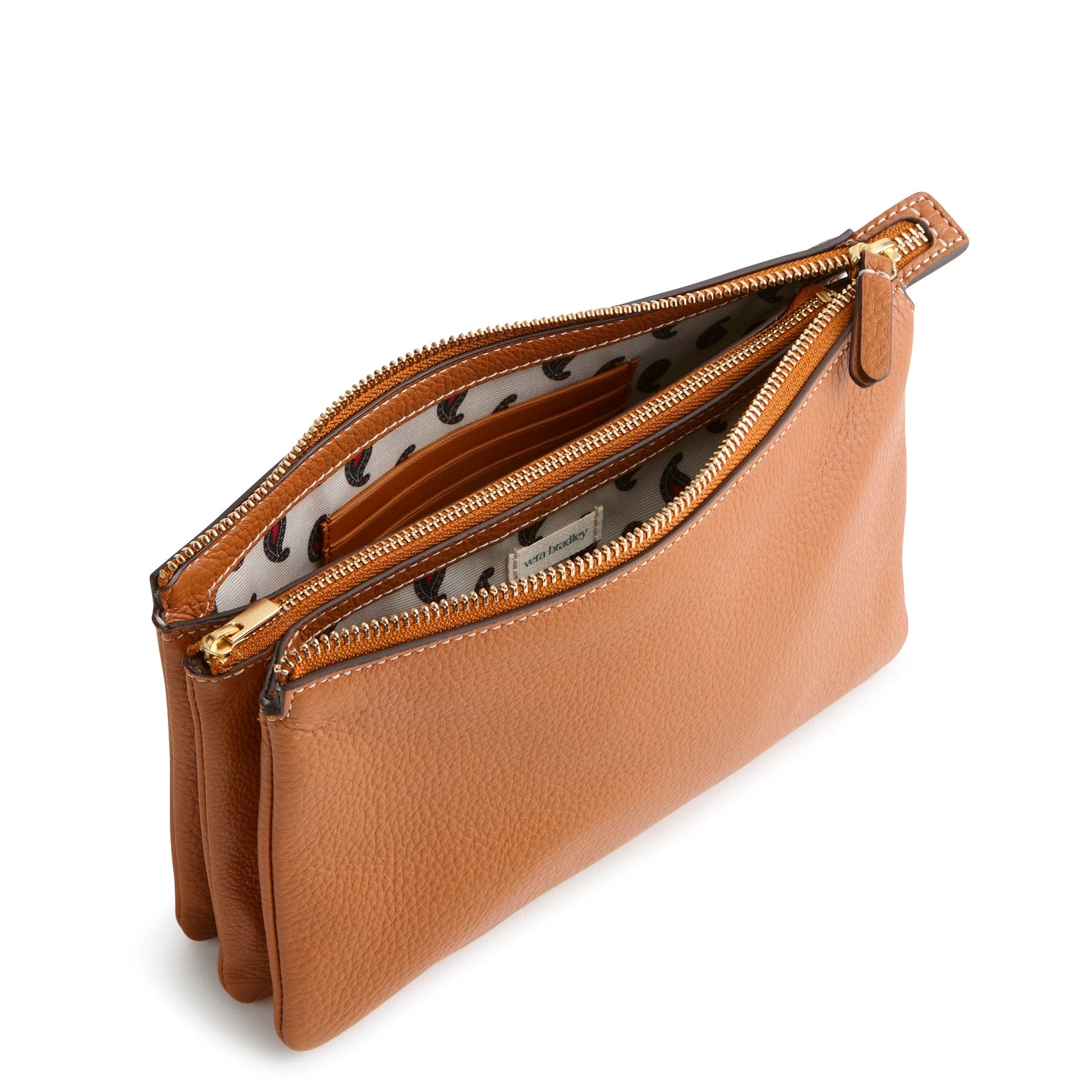 Accordion Pouch Roasted Pecan in Leather - Image 2