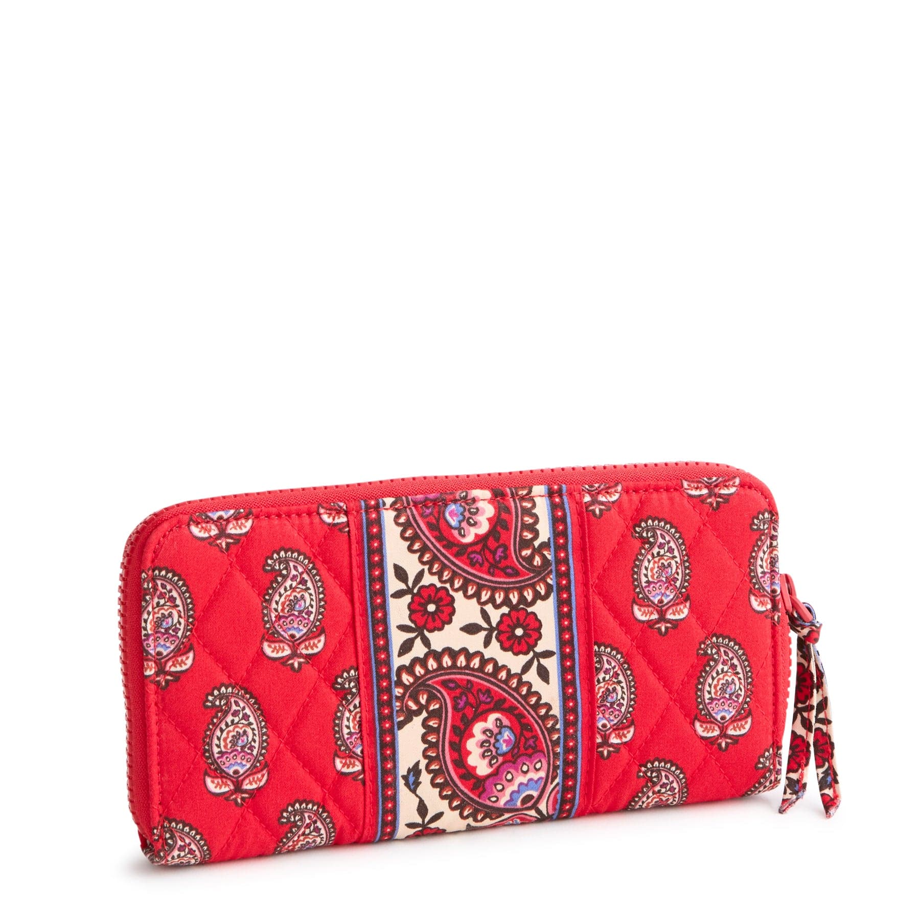 Continental Wallet Flowering paisley goji berry in Premium cotton - Image 2