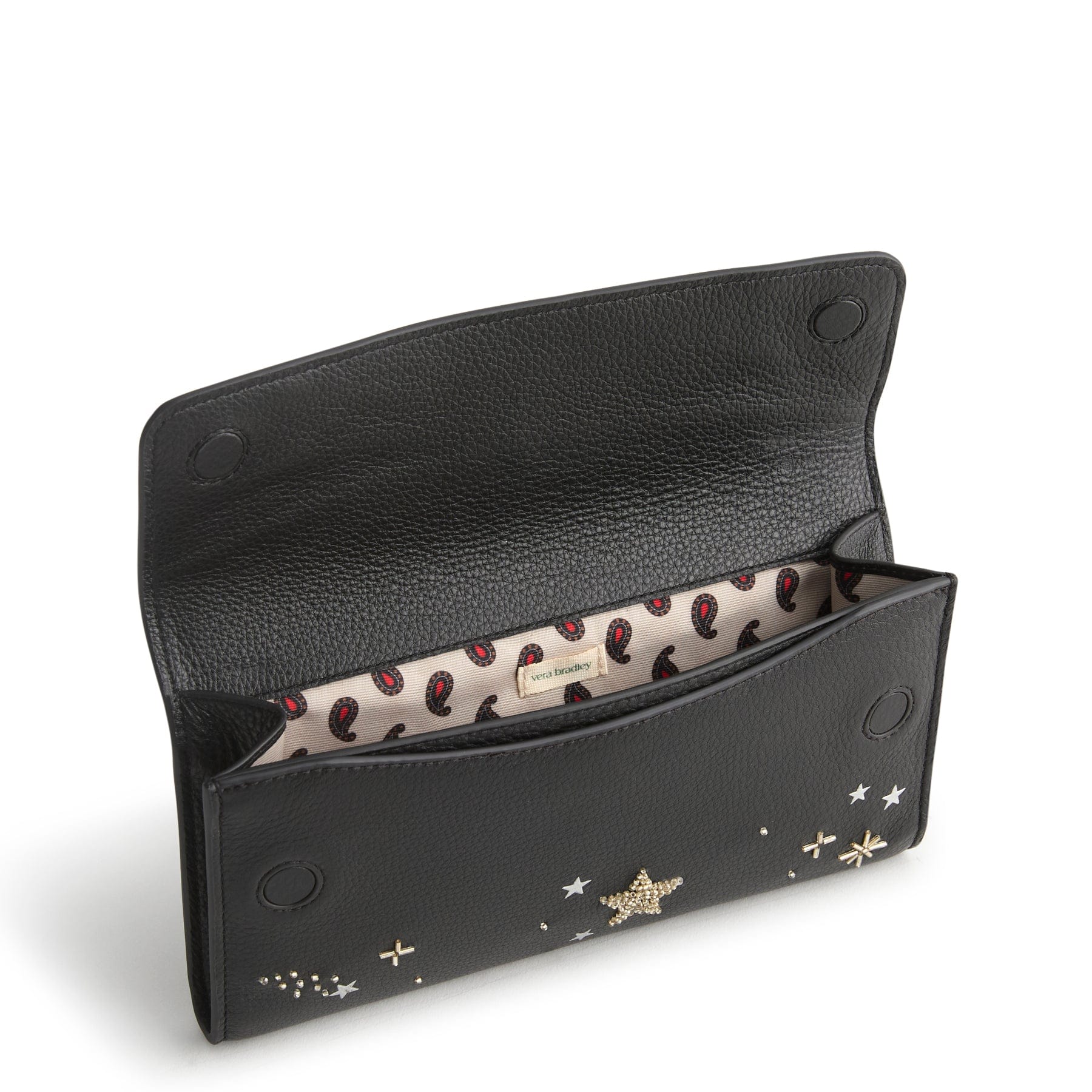Verbena Clutch Starry moonless night in Leather - Image 5