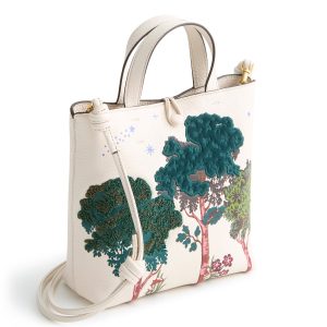 Mini Original Tote Serene forest cottage cream in Leather