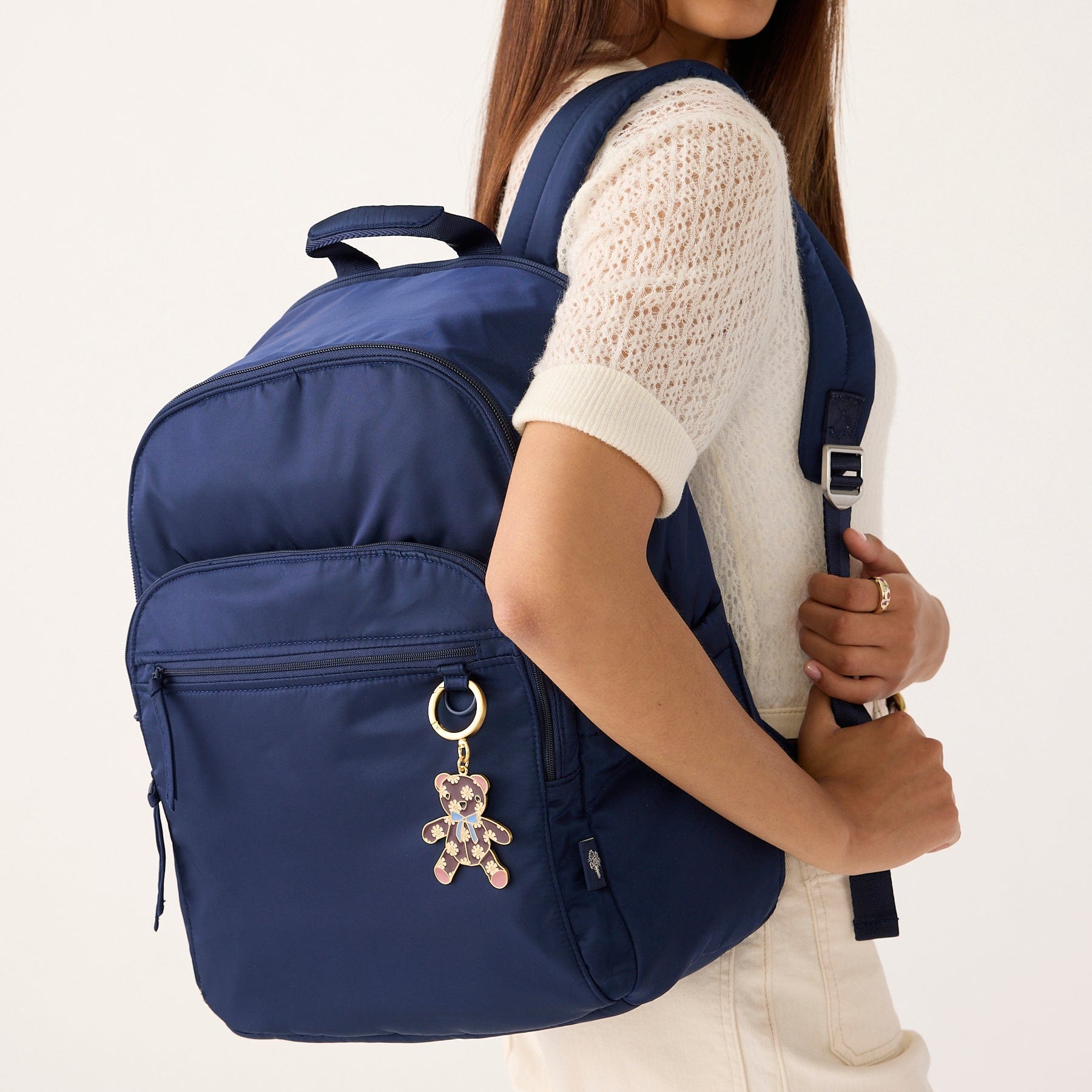 Bancroft Backpack Peacoat in Nylon - Image 2