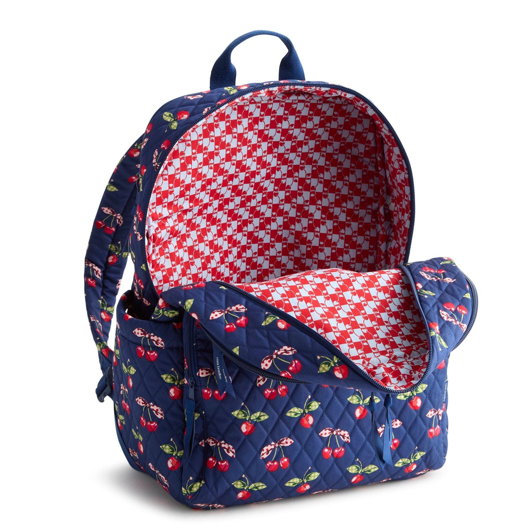 Large Bancroft Backpack Cherry picking in Premium cotton - Image 3