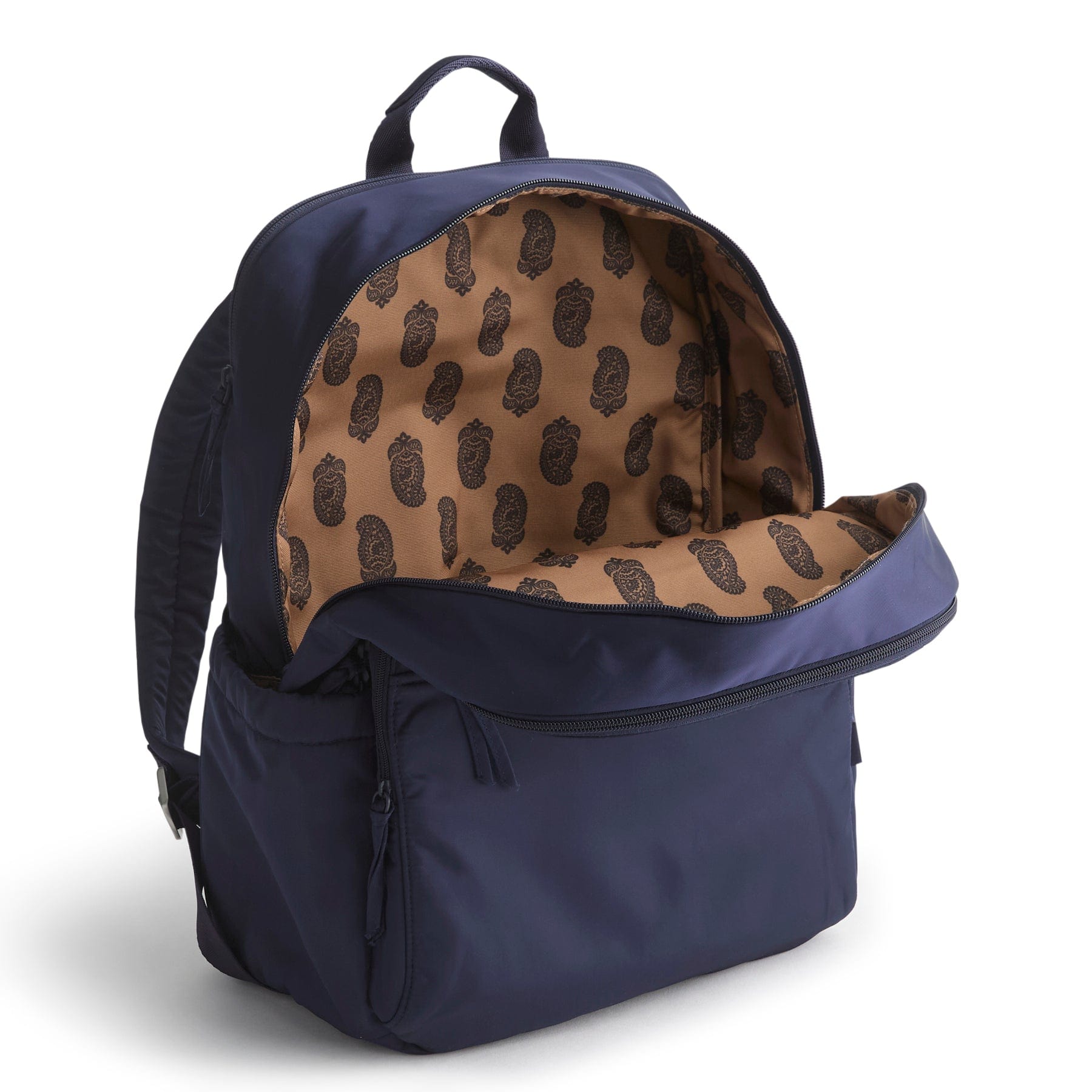 Large Bancroft Backpack Peacoat in Nylon - Image 4