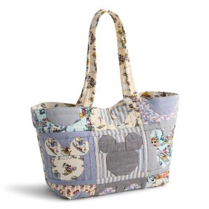 Disney Small Hathaway Tote Ski weekend mickey mouse patchwork in Premium cotton