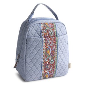 Large Lunch Bag Chambray in Premium cotton