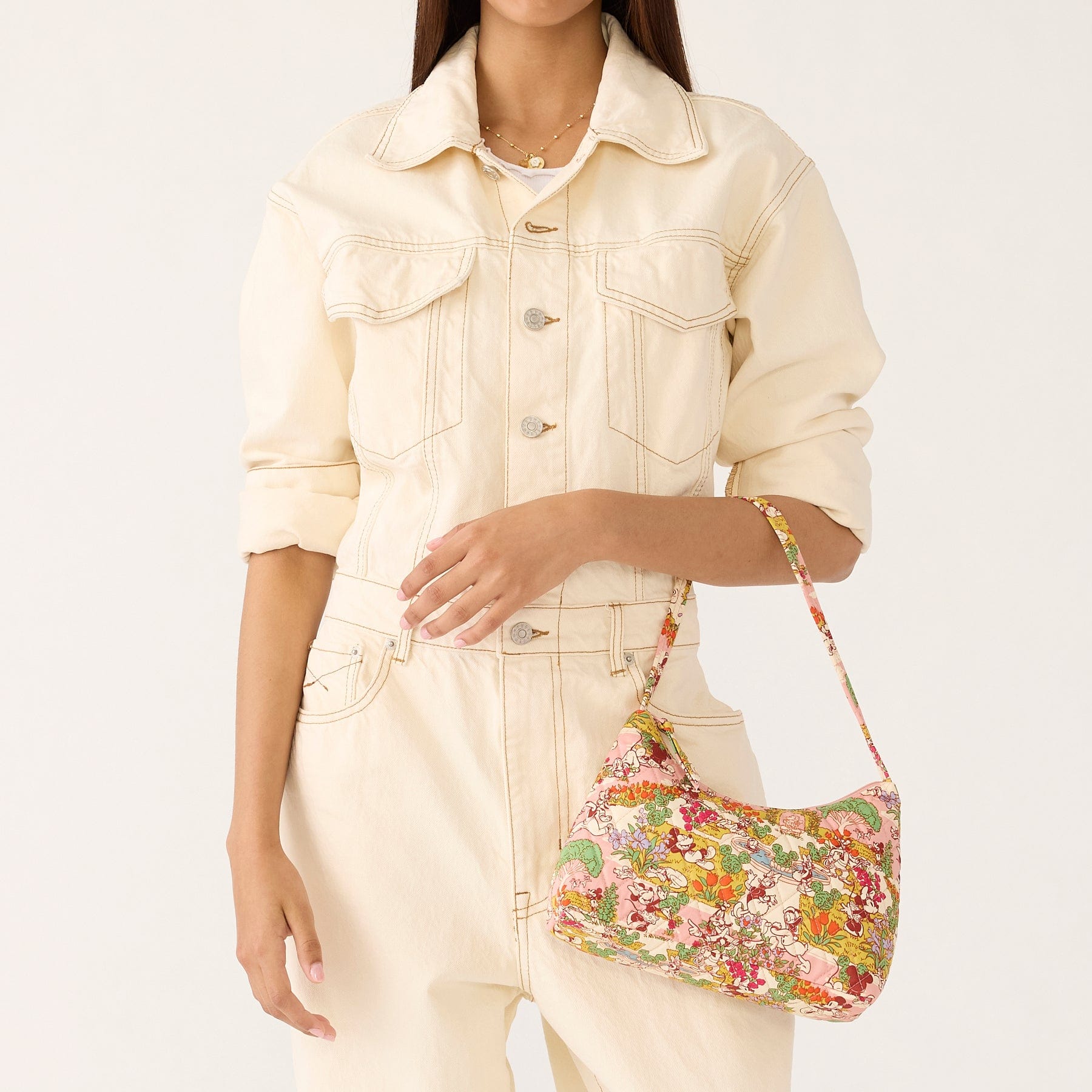 Disney Post Shoulder Bag Mickey's promenade in Premium cotton - Image 2