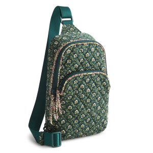 Lorman Sling Backpack Mistletoe lattice in Premium cotton