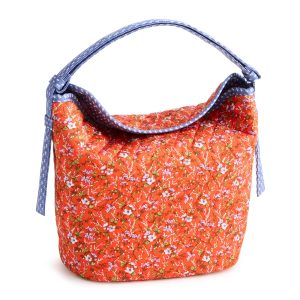 Astoria Shoulder Bag Wildflower sprigs in Premium cotton