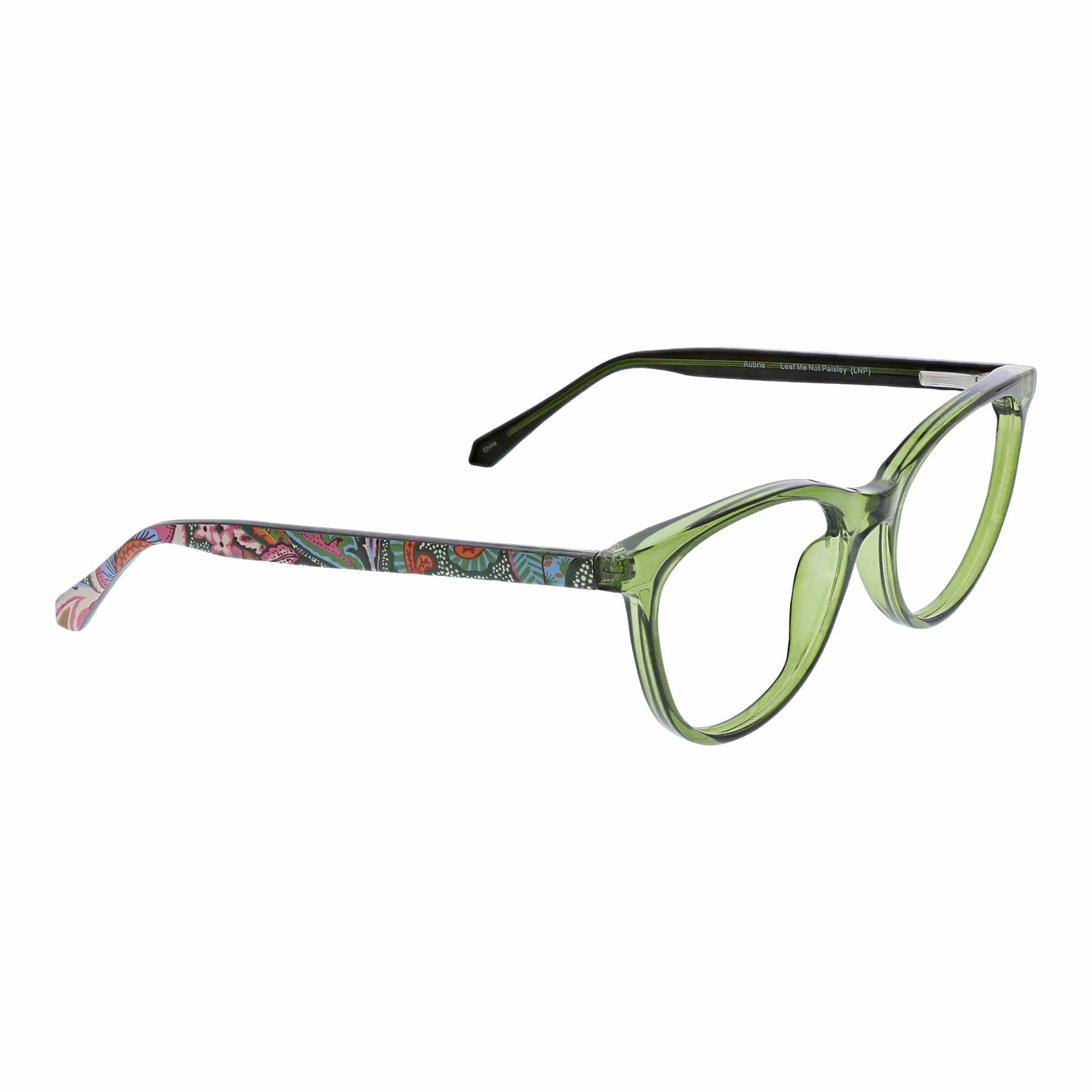 Aubrie Blue Light Reader Leaf me not paisley - Image 4