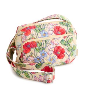 Becker Camera Bag Crossbody All the pretty wildflowers in Premium cotton