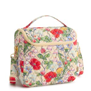 Lunch Crossbody All the pretty wildflowers in Premium cotton