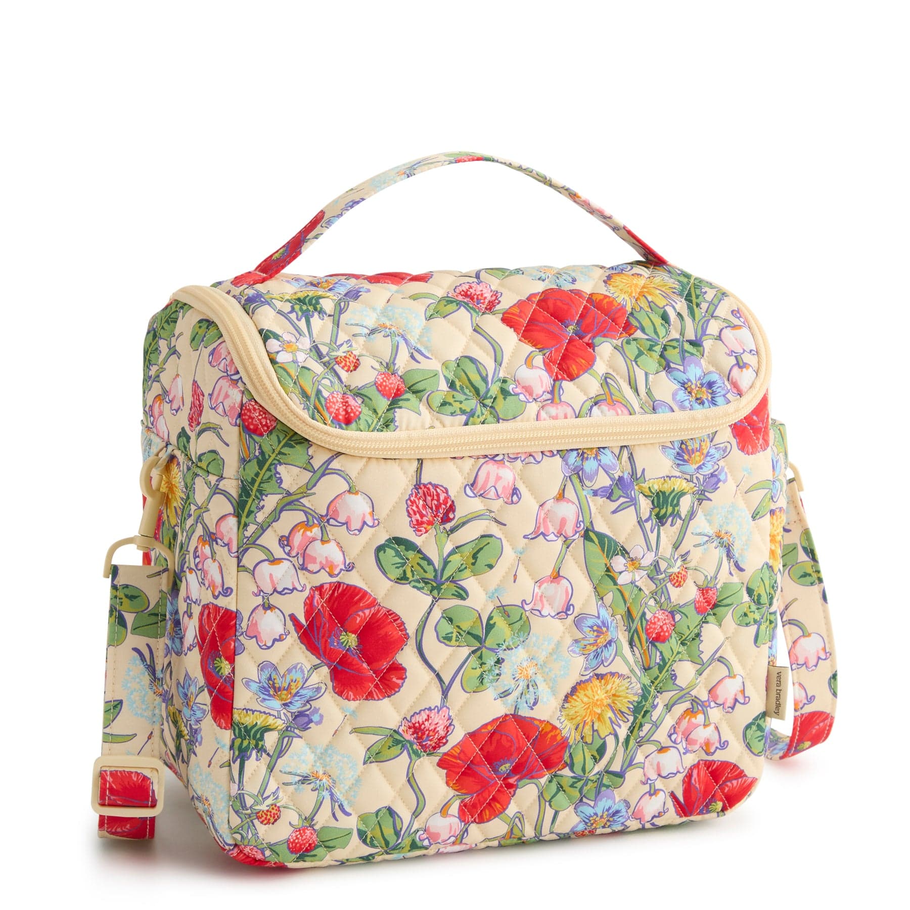 Lunch Crossbody All the pretty wildflowers in Premium cotton