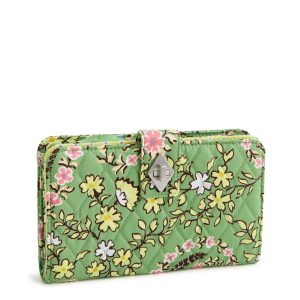 Turnlock Wallet Hollyhock paisley in Premium cotton