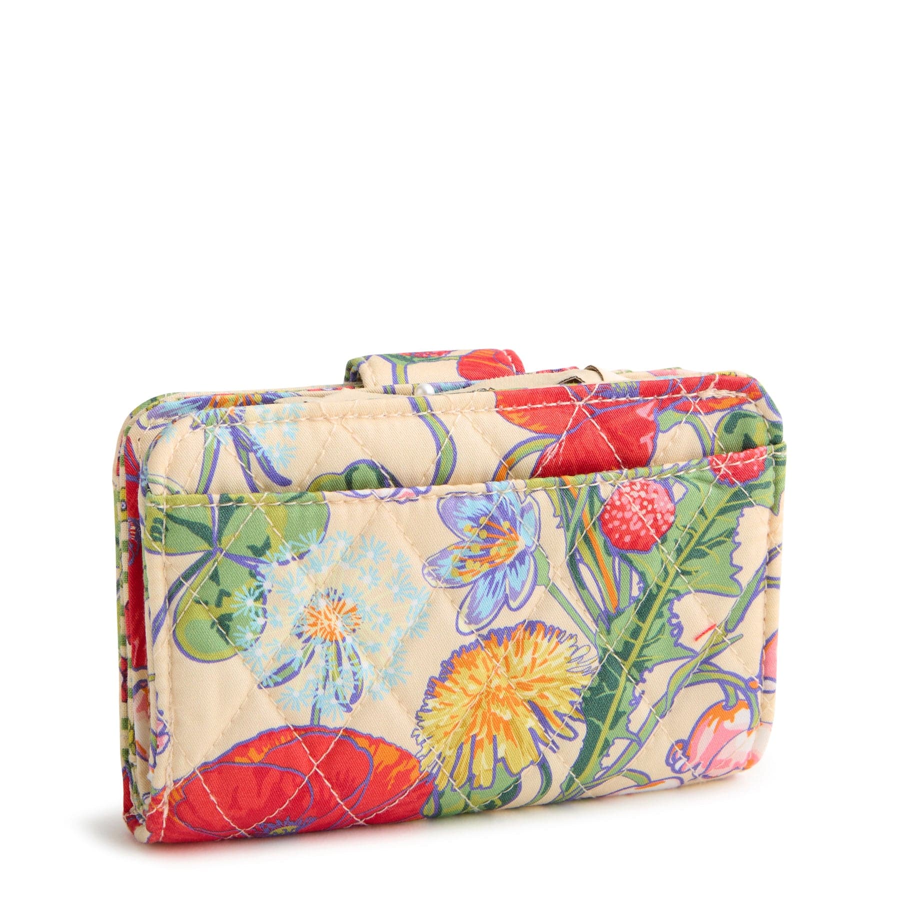 Small Turnlock Wallet All the pretty wildflowers in Premium cotton - Image 2