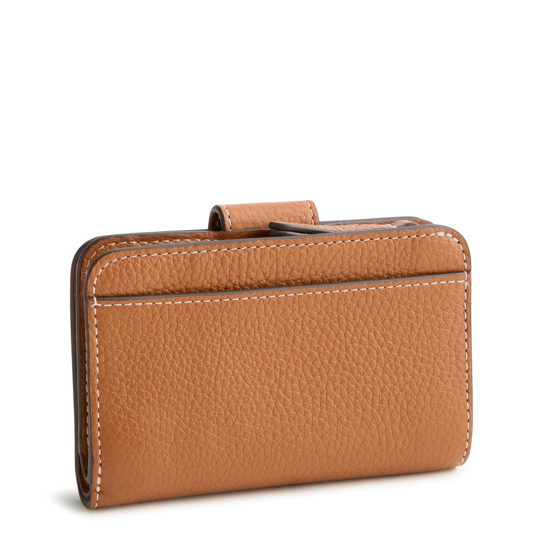 Small Turnlock Wallet Roasted Pecan in Leather - Image 2