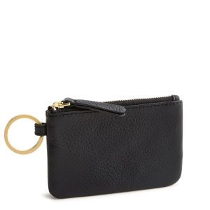 Zip ID Case Moonless Night in Leather