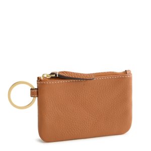 Zip ID Case Roasted Pecan in Leather