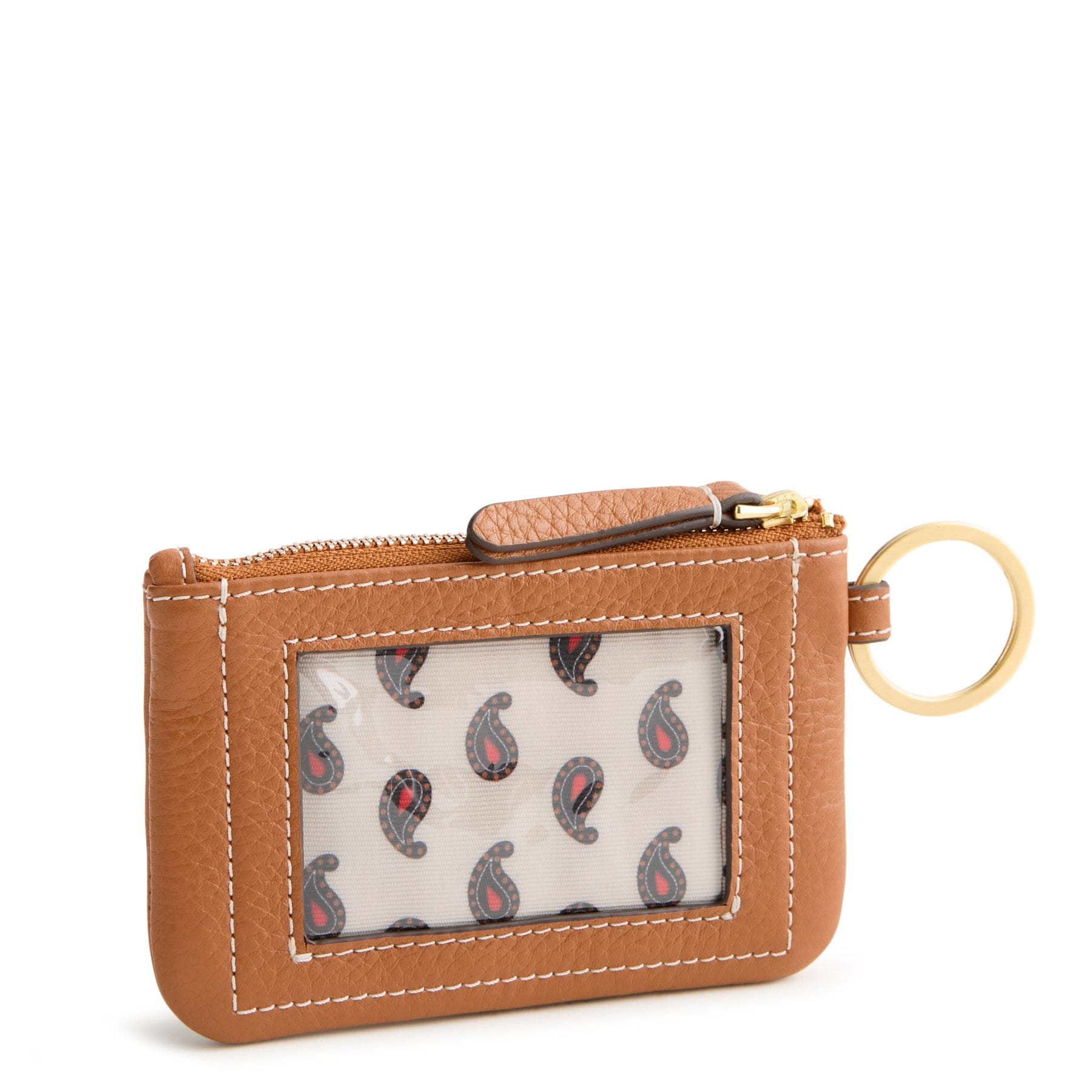 Zip ID Case Roasted Pecan in Leather - Image 2