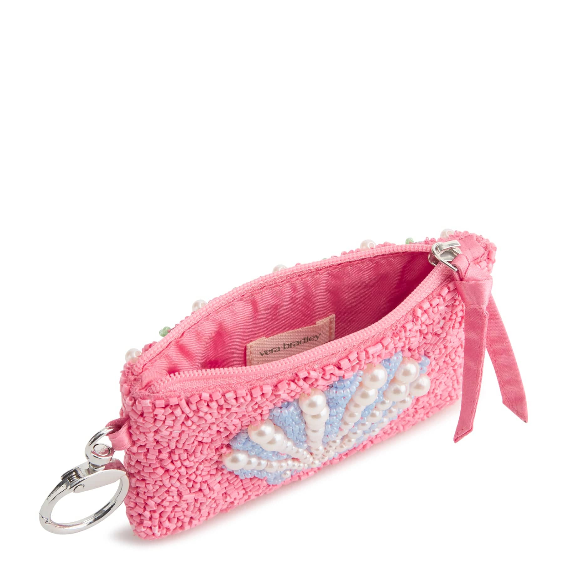 Beaded Zip Pouch Cottage shells in Beaded - Image 3