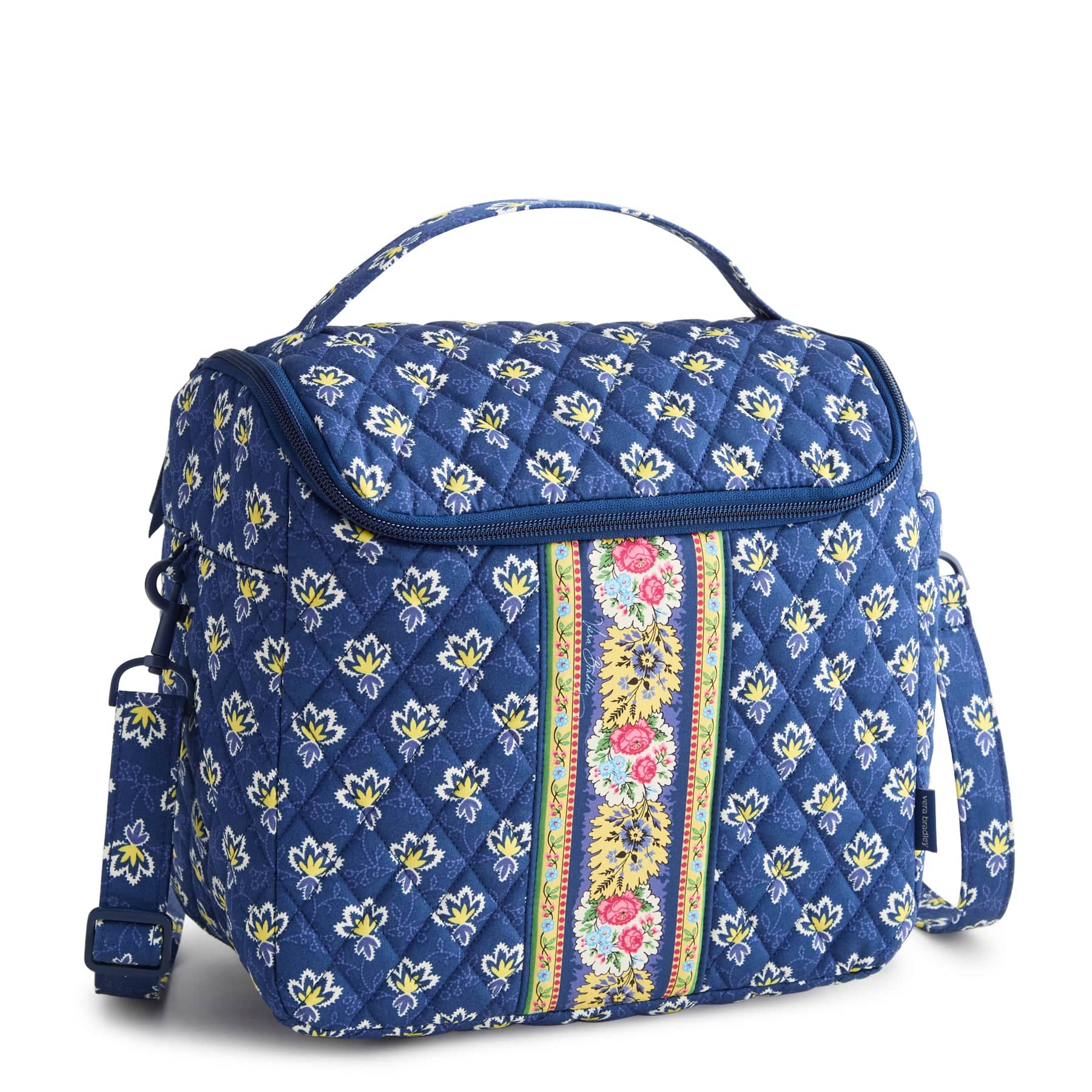 Lunch Crossbody Maison blue in Premium cotton