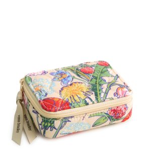 Travel Pill Case All the pretty wildflowers in Premium cotton